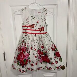 Charming Floral Butterfly Dress for Kids
